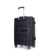 Hardshell Suitcase Double Spinner Wheels Pp Luggage Sets Lightweight Durable Suitcase With Tsa Lock, 3 Piece Set (20/24/28) - Black - Image 11