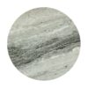 Side Table With Marble Top And Iron Base - Black / White - Image 4