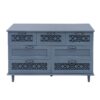 7 Drawer Cabinet, American Furniture, Suitable For Bedroom, Living Room, Study - Blue - Image 10