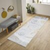 Nova - 2'7" X 7' Area Rug - Multi / White - Image 4