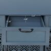 3 Door 3 Drawer Cabinet, American Furniture, Suitable For Bedroom, Living Room, Study - Blue - Image 7