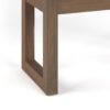 Milltown - Footstool Small Ottoman Bench - Pebble Gray - Image 4