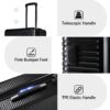 Luggage Sets 3 Piece Hardshell Suitcases With Wheels, Lightweight Expandable Travel Luggage With Tsa Lock, Carry-On, Checked Luggage (20" 24" 28") - Black - Image 15