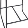 (Set of 2) Modern Minimalist Style Material Bar Stools, Suitable For Kitchen, Bar And Modern Home Design - Black - Image 21