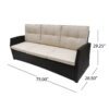 St Marta - 3 Seater - Dark Brown - Image 6