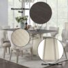 Kasa - Sintered Stone Top Dining Table - Stone Gray / Champagne - Image 5