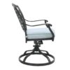 Dining Swivel Chair (Set of 2) - Light Blue - Image 5
