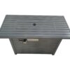 Propane Outdoor Fire Pit Table With Lid High-Quality Materials - Gray - Image 3