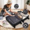 Luggage Sets 3 Piece Hardshell Suitcases With Wheels, Lightweight Expandable Travel Luggage With Tsa Lock, Carry-On, Checked Luggage (20" 24" 28") - Black - Image 8