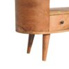 Mini Rounded Entertainment Unit - Oak - Image 5