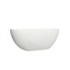 66.9" x 34" x 21.7" Freestanding Solid Surface Soaking Bathtub For Bathroom - Matte White - Image 4