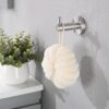 Bathroom Set 4 Pack With Towel Bar Racks, Toilet Paper Holder, Ring, Hook, Stainless Steel - Brushed Nickel - Image 8