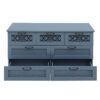 7 Drawer Cabinet, American Furniture, Suitable For Bedroom, Living Room, Study - Blue - Image 18
