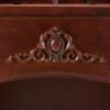 Traditional End Table With Charging Station, Narrow Side Table With USB Ports And Outlets - Red Walnut - Image 16