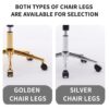 Adjustable Office Chair, Home Bedroom, Ergonomic Swivel Chair, Backrest Seat, Comfortable For Long Sitting - Green - Image 20