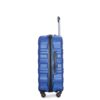 3 Piece Luggage Sets Pc Lightweight & Durable Expandable Suitcase With Two Hooks, Spinner Wheels, Tsa Lock, (21/25/29) - Dark Blue - Image 14