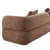 Sectional Sofa With Durable Fabric, Solid Wood Frame, And High Density Sponge Fill - Camel - Image 13