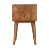 Mosaic Nightstand, 1 Drawer - Oak - Image 7