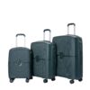 New Hardshell Suitcase Double Spinner Wheels Pp Luggage Sets Lightweight Durable Suitcase With Tsa Lock, 3 Piece Set (20/24/28) - Green - Image 8