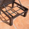 Outdoor Chaise Lounge With Wicker Design And Adjustable Backrest - Brown - Image 6