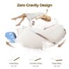 Bosscare - Sl Zero Gravity Massage Full Body Chair With Voice Control Shiatsu Recline - Beige / Gold - Image 5