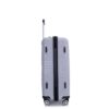 Hardshell Suitcase Double Spinner Wheels Pp Luggage Sets Lightweight Durable Suitcase With Tsa Lock, 3 Piece Set (20/24/28) - Silver - Image 13