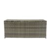 Outdoor Storage Box, 113 Gallon Wicker Patio Deck Boxes With Lid, Outdoor Cushion Storage For Kids Toys, Pillows, Towel, Wicker - Gray - Image 10
