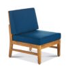 Perla - 5 Pieces Sofa Set - Blue - Image 15