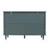 7 Drawer Cabinet, American Furniture, Suitable For Bedroom, Living Room, Study - Dark Green - Image 13