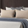King Upholstered Bed - Dark Brown - Image 4