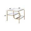 Astrid - Mirrored End Table - Gold - Image 6