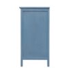 3 Drawer Cabinet Natural Rattan Suitable For Bedroom - Blue - Image 9