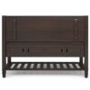 Connaught - Entryway Storage Bench With Shelf - Chestnut - Image 11