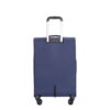 5 Piece Set (18/23/27/Travelbag /Toiletry Bag), Softshell Suitcase Spinner Wheels Terylene Polyester Luggage Sets Carry On Suitcase Luggage Lightweight Durable Suitcase - Blue - Image 4