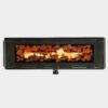 28" Tabletop Fire Pit, Propane Gas Fire Pit With Quick Connect Joint, Glass Wind Guard And Lava Rock, Outdoor Portable Tabletop Fire Pit - Black - Image 5