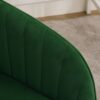 Adjustable Office Chair, Home Bedroom, Ergonomic Swivel Chair, Backrest Seat, Comfortable For Long Sitting - Green - Image 5