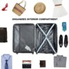 3 Piece Luggage Sets, Lightweight Suitcase With Two Hooks, Spinner Wheels, Tsa Lock, (20/24/28) - Blue - Image 26