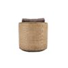 Swivel Barrel Chair, Comfy Round Accent Sofa Chair For Living Room, 360 Degree Swivel - Brown - Image 15