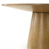Jasper - 3 Piece Round Dining Table Set With Gray Barrel Chairs (Set of 3) - Driftwood Finish - Image 8