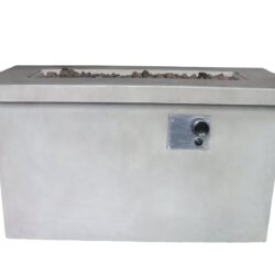 Propane / Gas Outdoor Fire Pit Table Durable Construction - Gray