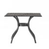 Arch Mesh Dining Table With Lightweight Frame - Black - Image 4