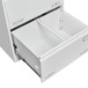 Filing Cabinet Lateral File Cabinet With Lock, 3 Drawer - White - Image 11