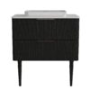 Elena - Modern Bathroom Vanity With Sink Luxury Bathroom Vanity With Ample Storage, 2 Soft Close Drawers, 2 In 1 Floating Or Freestanding Design - Black - Image 5