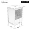 20" Bathroom Vanity With Sink, Bathroom Cabinet With A Door, Door Shelf Storage And Adiustable Foot Pads, A Drawer - Gray - Image 9