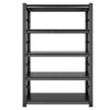 Storage Shelves 5 Tier Heavy Duty Metal Shelving Unit Adjustable Shelving Units And Storage Rack Kitchen Garage Shelf - Black - Image 2