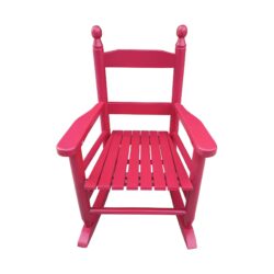 Children's Rocking Chair Indoor Or Outdoor, Suitable For Kids, Durable - Red