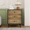 3 Drawer Cabinet, Suitable For Bedroom - Black - Image 2