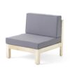 Brava - X Back Right Arm Chair - Light Gray - Image 4