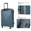3 Piece Luggage Sets Lightweight Suitcase With Two Hooks, Spinner Wheels, Tsa Lock, (20/24/28) - Dark Green - Image 14