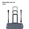 3 Piece Luggage Sets Lightweight Suitcase With Two Hooks, Spinner Wheels, Tsa Lock, (20/24/28) - Gray - Image 28